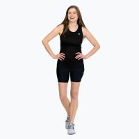 TAO Sportswear - GAMA - Körpernahe Lauftight mit feststellbarer Reißverschlusstasche - black