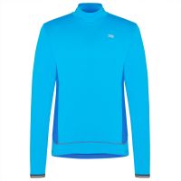 TAO Sportswear - HALVAR - Warmes Langarm Laufshirt mit Stehkragen - ocean