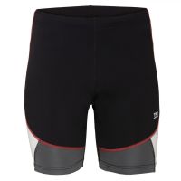 TAO Sportswear - PICABO - Atmungsaktive Lauftight mit Reißverschluss-Tasche im Rückenteil aus recycletem Polyamid - black/titanium