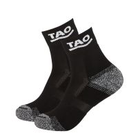 TAO Sportswear - RUNNING SOCKS Doppelpack - 2er-Pack atmungsaktive Laufsocken - black