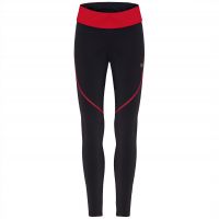 TAO Sportswear - SIRIA - Wärmende Lauftight mit farblichen Akzenten aus regenerierten Polyamid - black/red