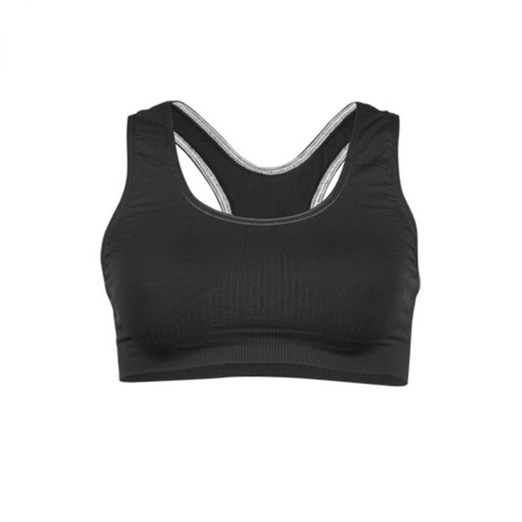 TAO Sportswear - BUSTIER - Nahtloses und geruchsneutralisierndes Funktionsbustier - black