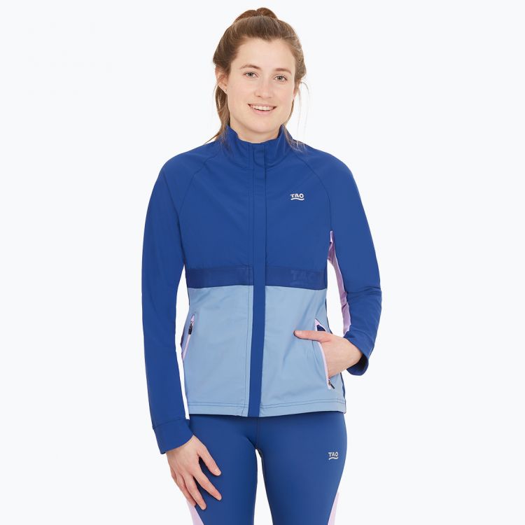 TAO Sportswear - NEREA - Schnelltrocknende Laufjacke mit integriertem UV-Schutz - atlantic blue