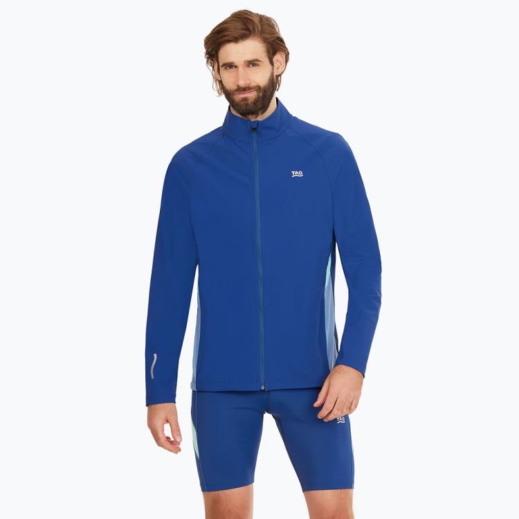 TAO Sportswear - NERIO - Atmungsaktive Laufjacke mit UV-Schutz - atlantic blue