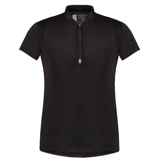 TAO Sportswear - RANA - Atmungsaktives Laufshirt mit Zip - black