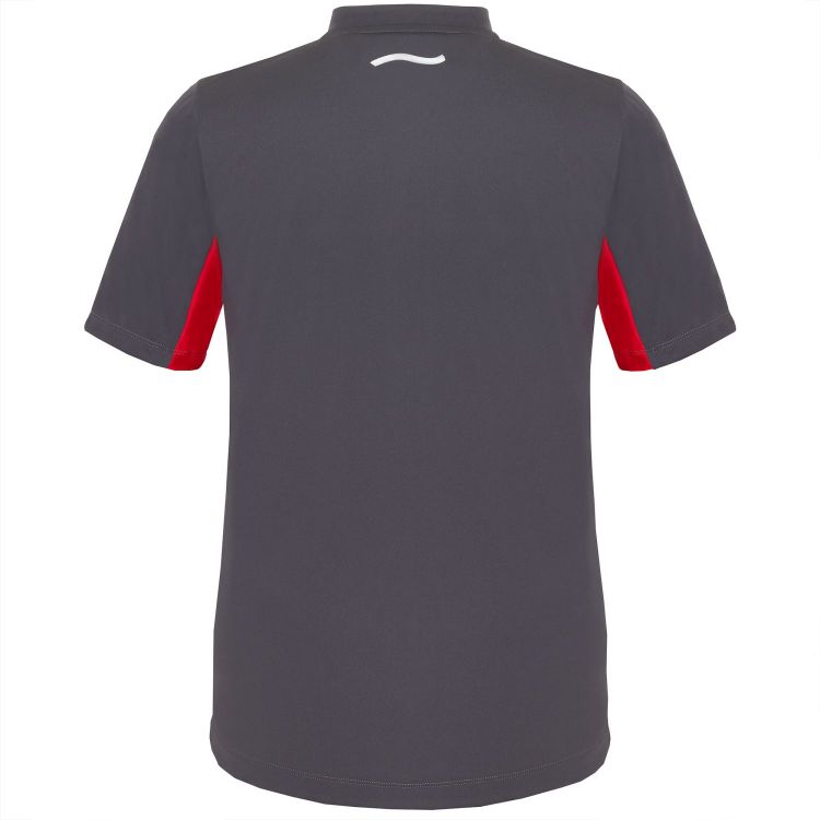 TAO Sportswear - ASKER - Atmungsaktives Laufshirt mit Zip und Stehkragen - titanium