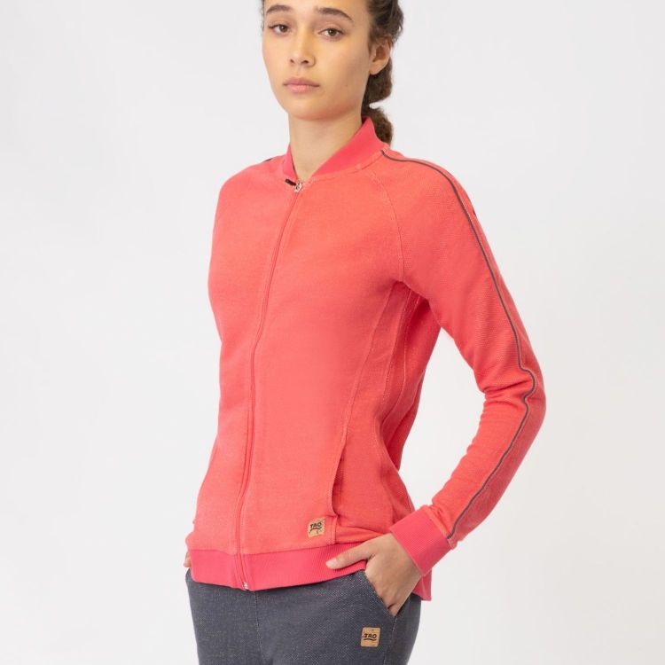 TAO Sportswear - FRITZI - Taillierte Sweatjacke mit Stehkragen aus Bio-Baumwolle - icelolly