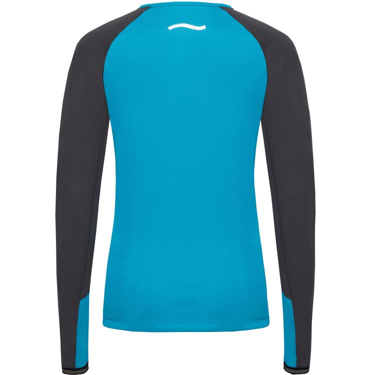 TAO Sportswear - FYLLA - Langarm Laufshirt mit Rundhalskragen und Reflektoren - glacier blue