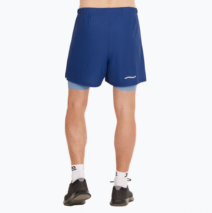 TAO Sportswear - KAITO - Atmungsaktive Laufshort mit integrierter Tight - atlantic blue