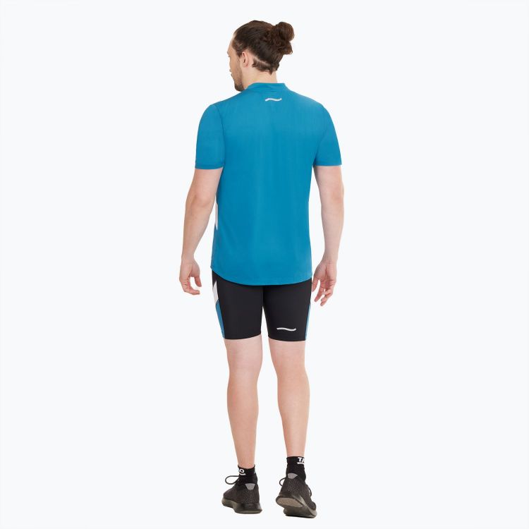 TAO Sportswear - RINO - Atmungsaktives Laufshirt mit Zip und Reflektoren - horizon