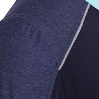 TAO Sportswear - ADAINE - Atmungsaktives langarm Laufshirt aus recyceltem Polyester - admiral melange