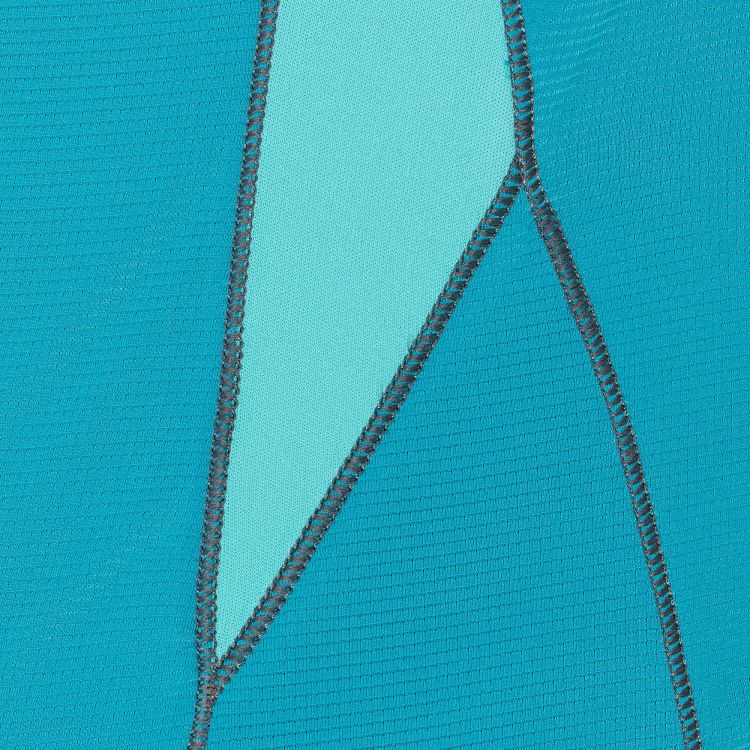 TAO Sportswear - FIORE - Feuchtigkeitsregulierendes Laufshirt aus recyceltem Polyester - blue green