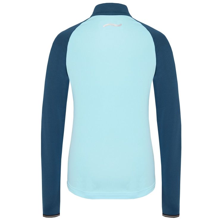 TAO Sportswear - AMALIA - Warmes Langarm Laufshirt mit Zip - aqua