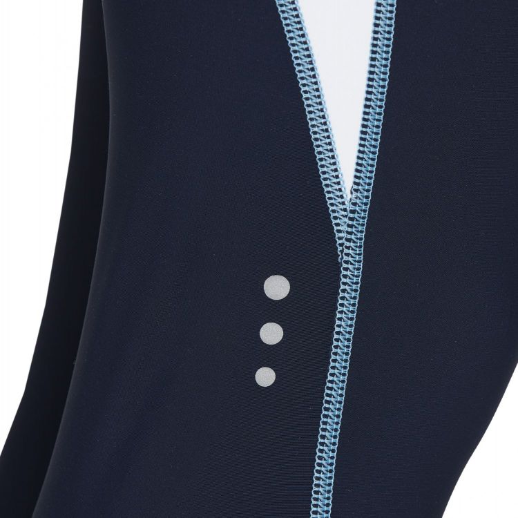 TAO Sportswear - NARIUS - Kurze Lauftight mit Anti-Rutsch-Saum aus dem nachhaltigem Polyamid ECONYL - admiral/white