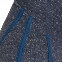 TAO Sportswear - ELA - Taillierte Freizeitjacke im Melangelook aus Bio-Baumwolle - navy