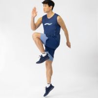 TAO Sportswear - KAITO - Atmungsaktive Laufshort mit integrierter Tight - atlantic blue