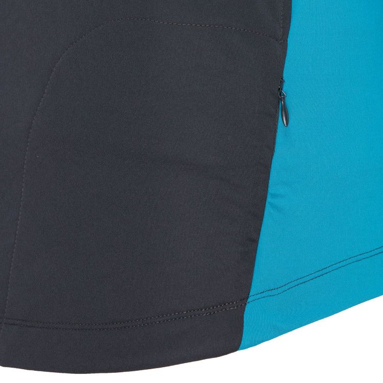 TAO Sportswear - DAGLI - Warmes langarm Zip-Laufshirt mit Kragen und Zip aus recyceltem Polyester - titanium