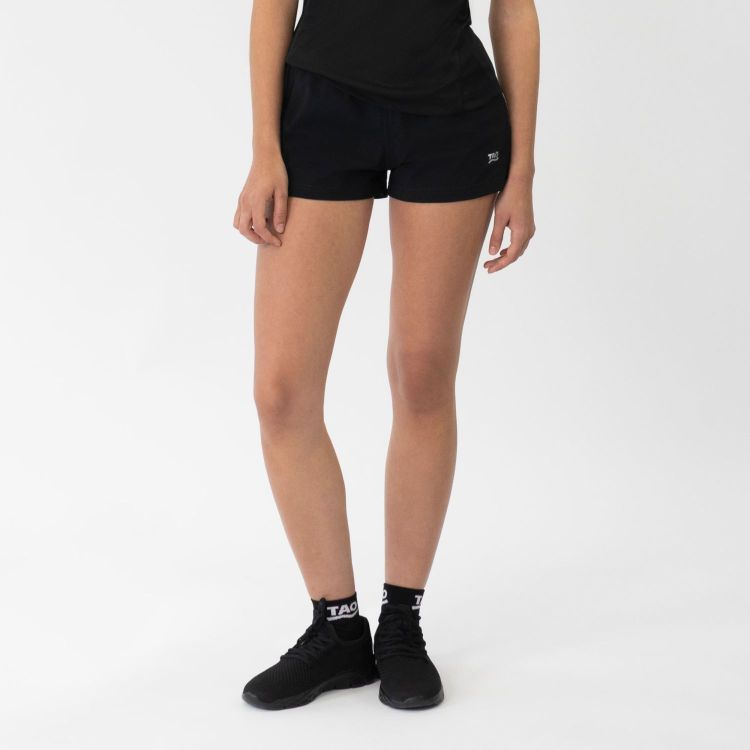 TAO Sportswear - KIKE - Lockere Laufshort mit feststellbarer Reißverschlusstasche - black