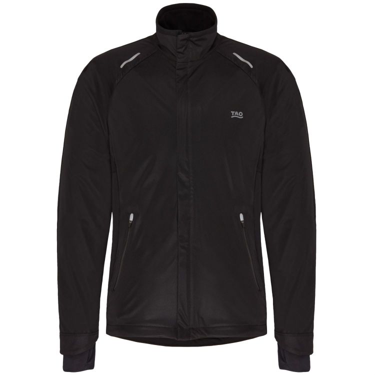 TAO Sportswear - PERO - Klimazonen Laufjacke mit wasserdichten Zonen - black
